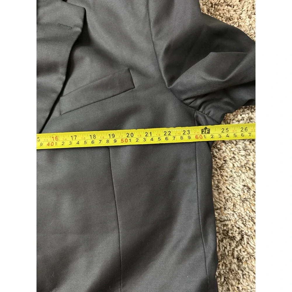 Brooks Brothers‎ Madison SAXXON Men's 48R Black 2 Button Blazer Jacket